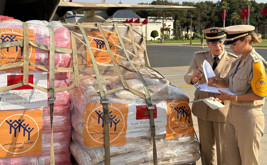 Sur Hautes Instructions Royales, une nouvelle aide est organisée pour Gaza