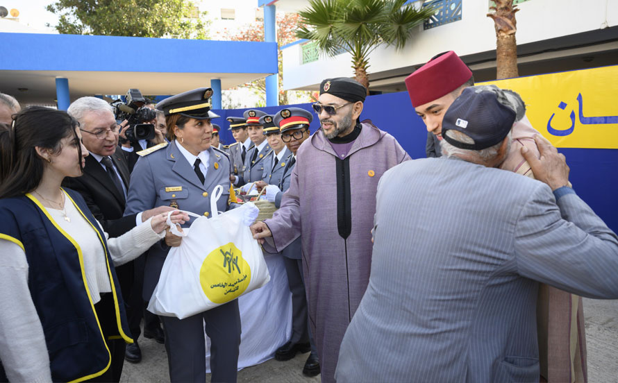 Sa Majesté Le Roi Mohammed VI a donné le coup d’envoi à l’opération nationale de soutien alimentaire Ramadan 1444