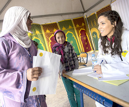 Mohammed V Foundation, community medical campaigns